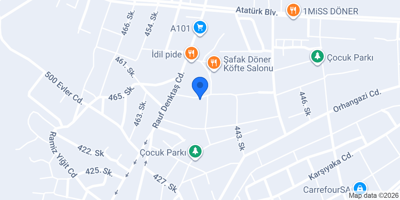 İnegöl konumu