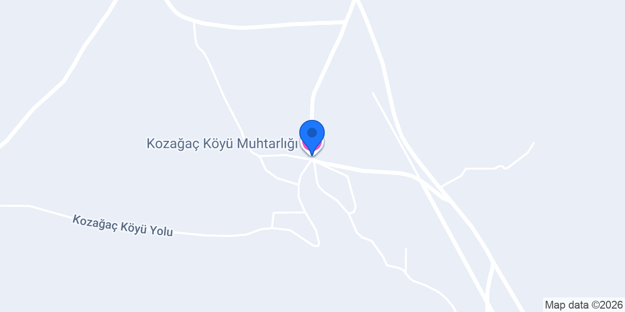 Kozağaç Köyü Muhtarlığı konumu