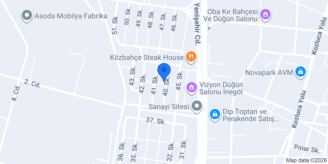 OTO AHMET YEDEK PARÇA konumu