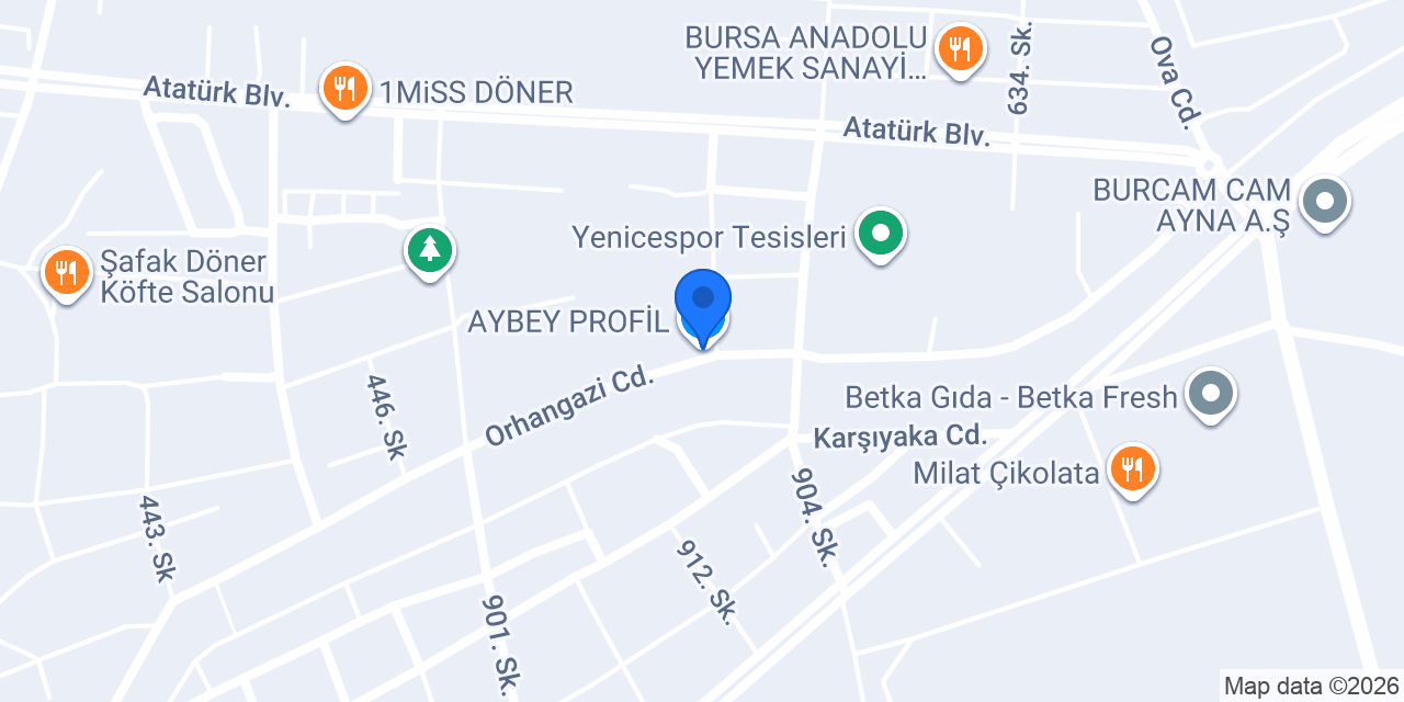 AYBEY PROFİL konumu