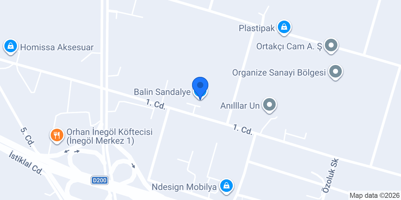 Balin Sandalye konumu