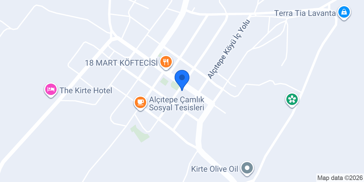 Alçıtepe Sokakarası Restoran konumu