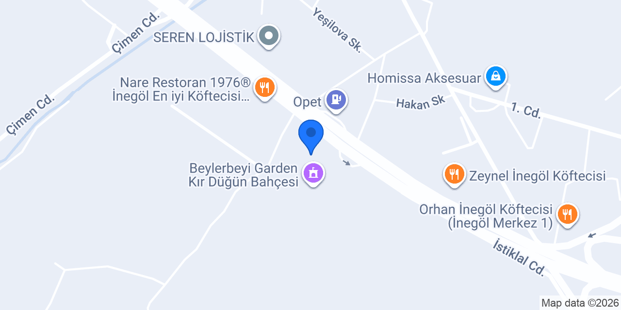 Civil - Bursa / İnegöl konumu