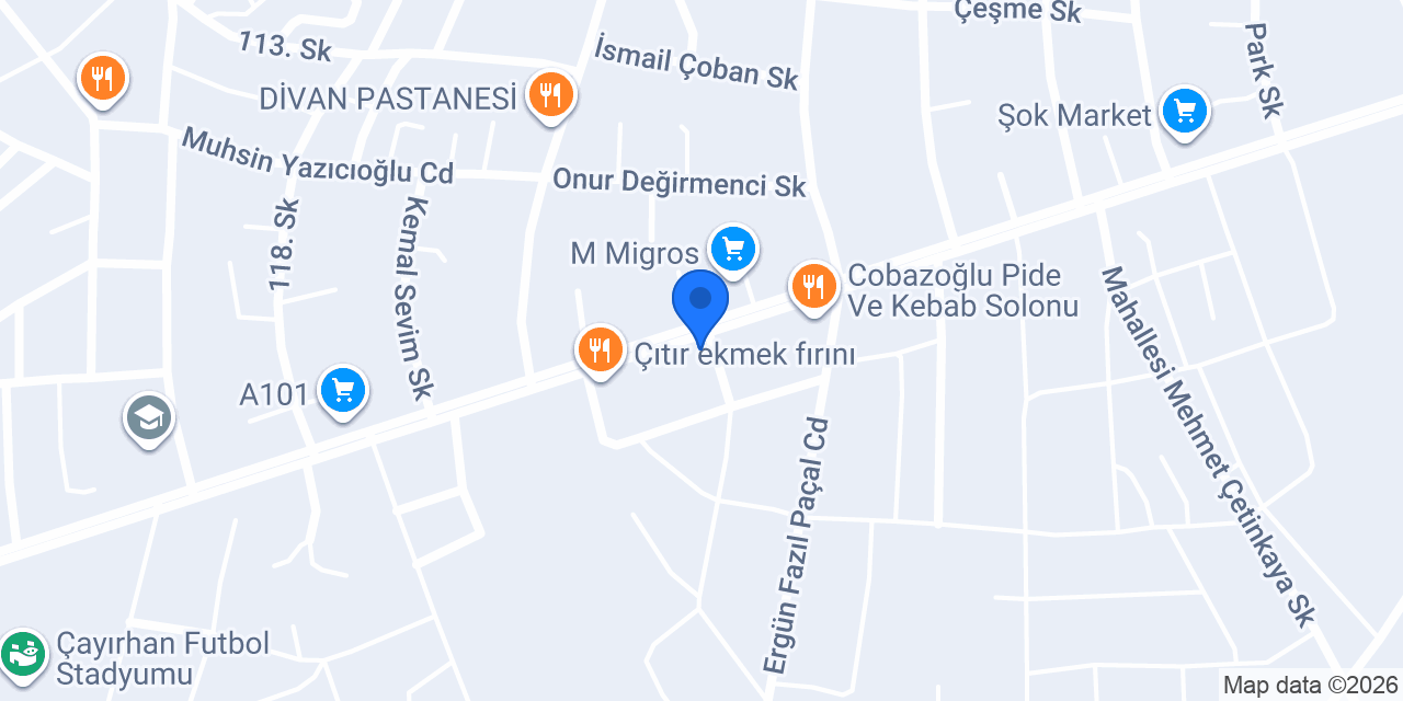 Özdemir Ticaret konumu