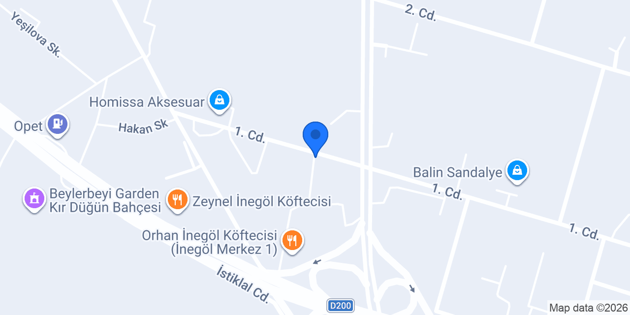 Gür Mobilya konumu