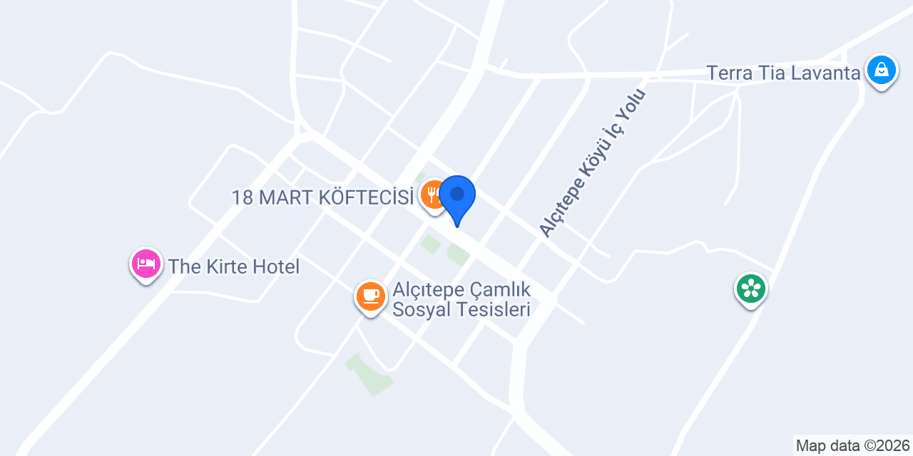 Alçıtepe Lahmacun Salonu konumu