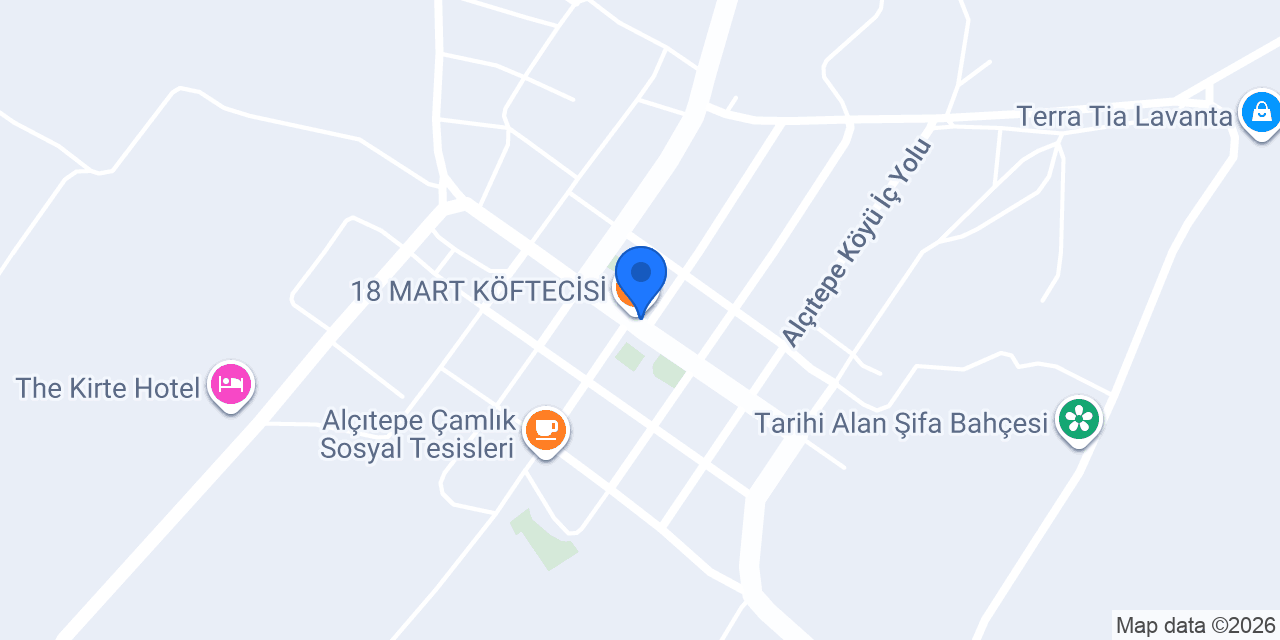 Tat Hamur Unlu Mamuller konumu