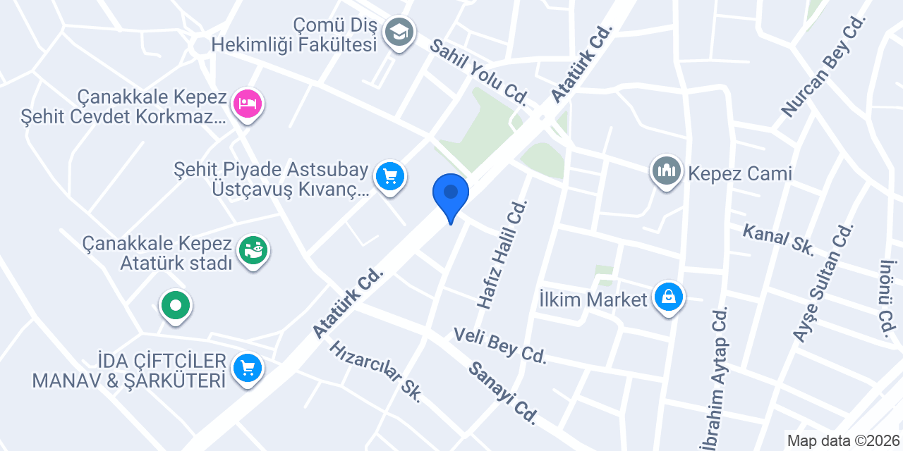 Renkli Dekor konumu