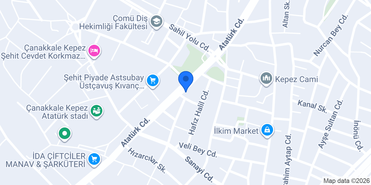 Yakın Veteriner Kliniği konumu