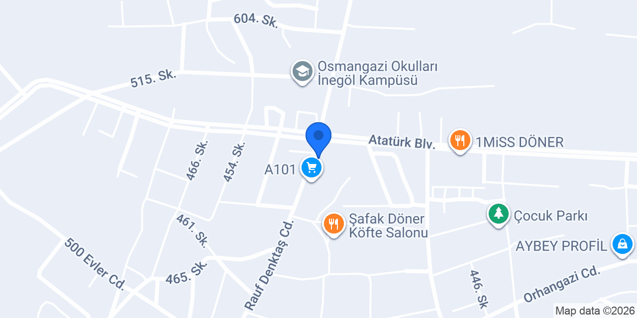 Aydın Kırtasiye konumu