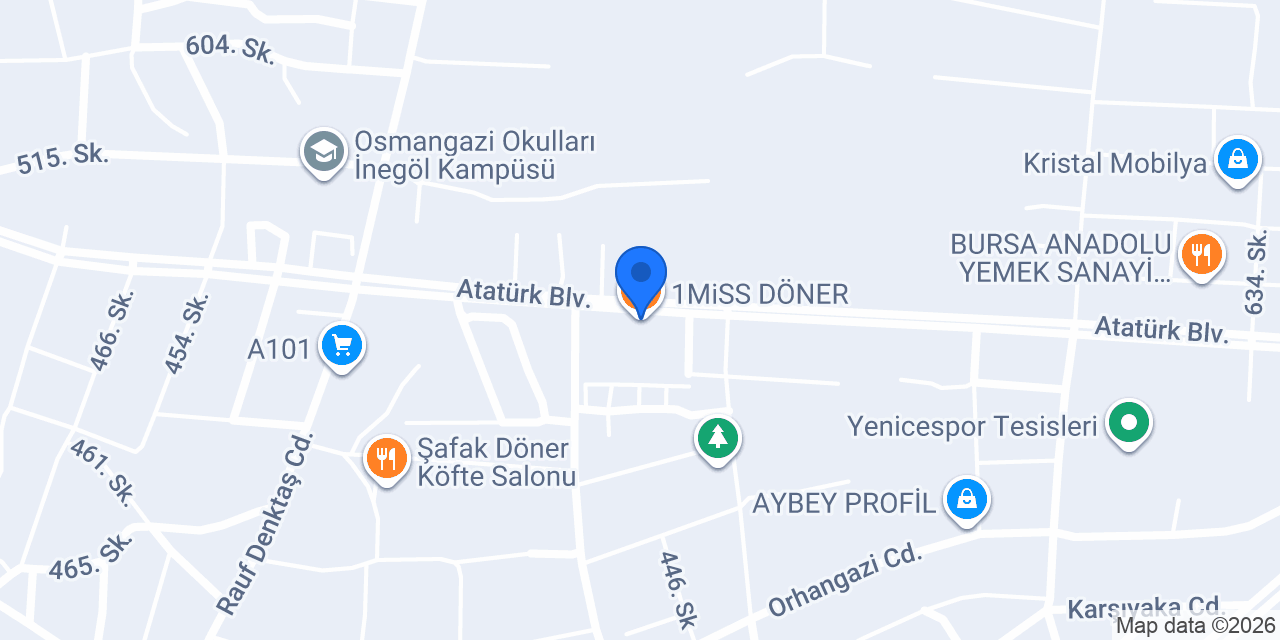 1MiSS DÖNER konumu