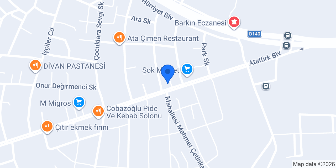 TURGUT YAPI MARKET konumu