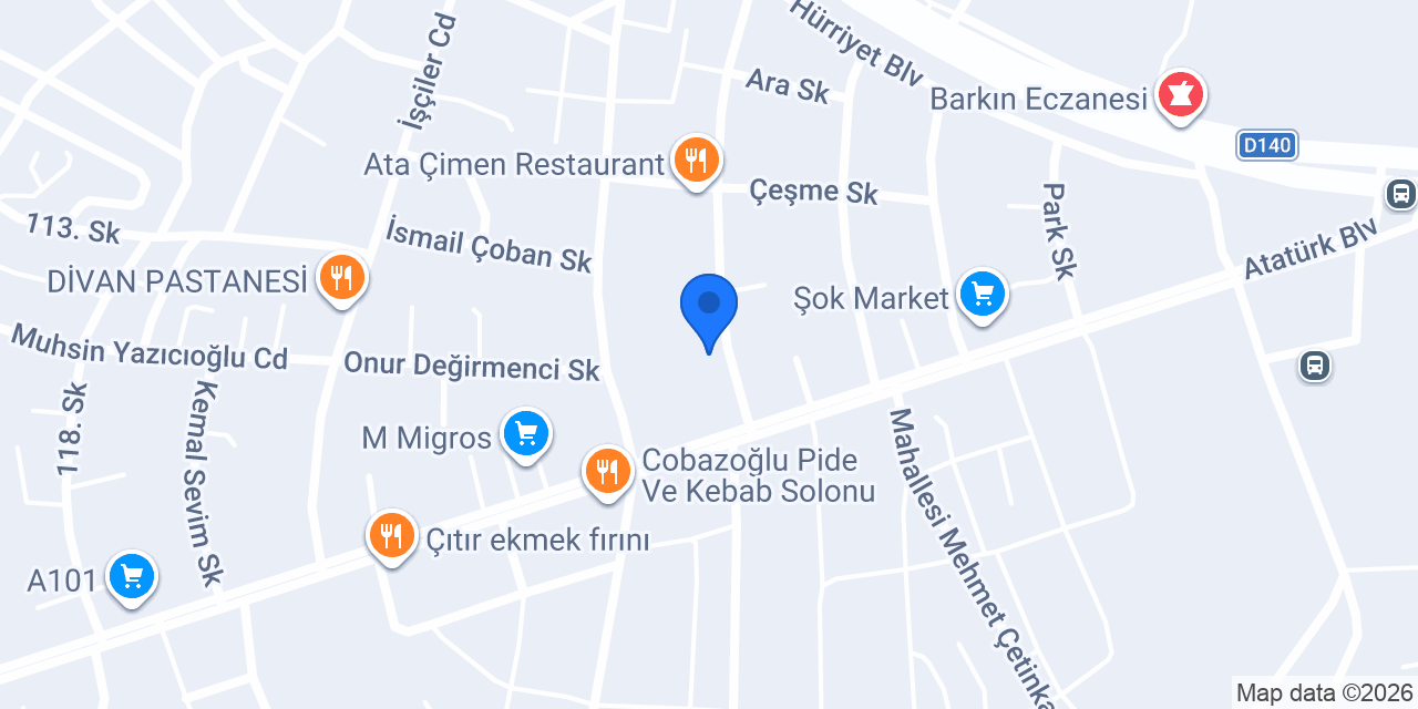 Özkan teknik Servis konumu