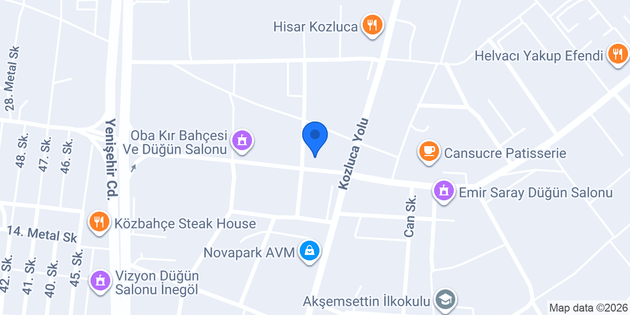 İnci Event konumu