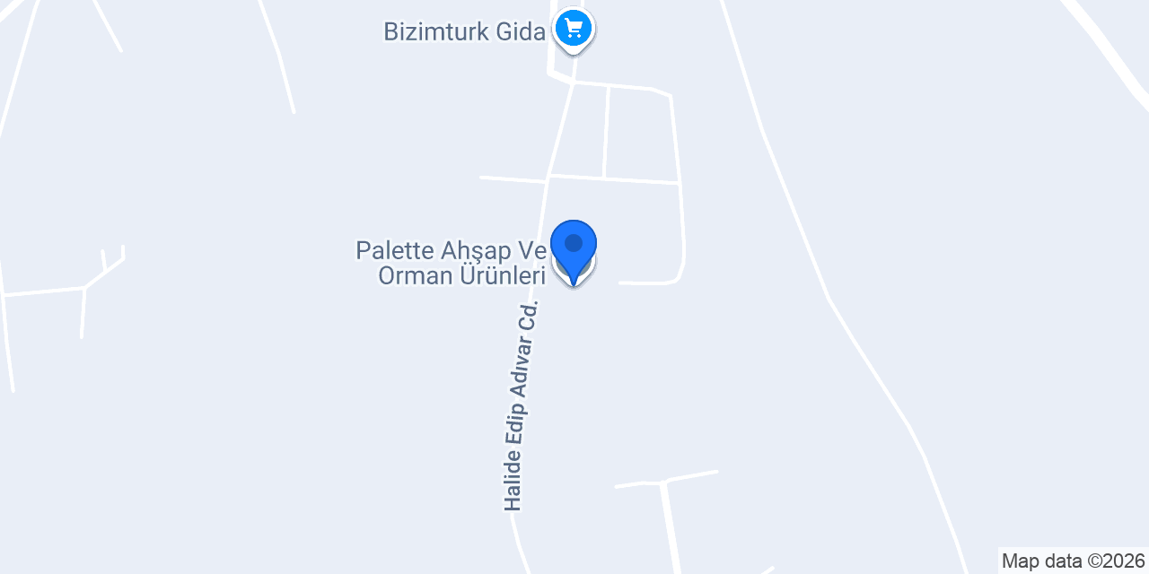 Palette Ahşap Ve Orman Ürünleri konumu