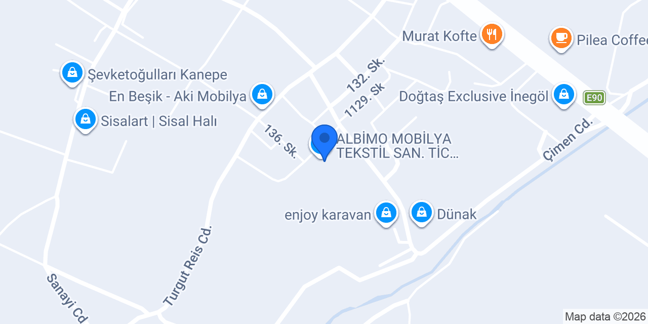 ALBİMO MOBİLYA TEKSTİL SAN.TİC.LTD.ŞTİ konumu