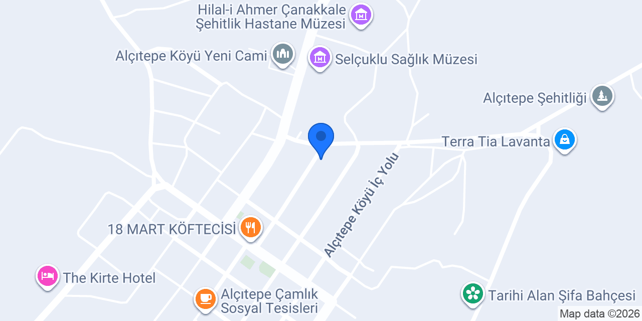 Ayşegül Ev Pansiyon Alçıtepe konumu