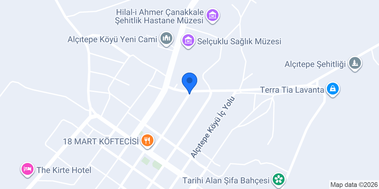 Gökçe Ev Pansiyon Alçıtepe konumu