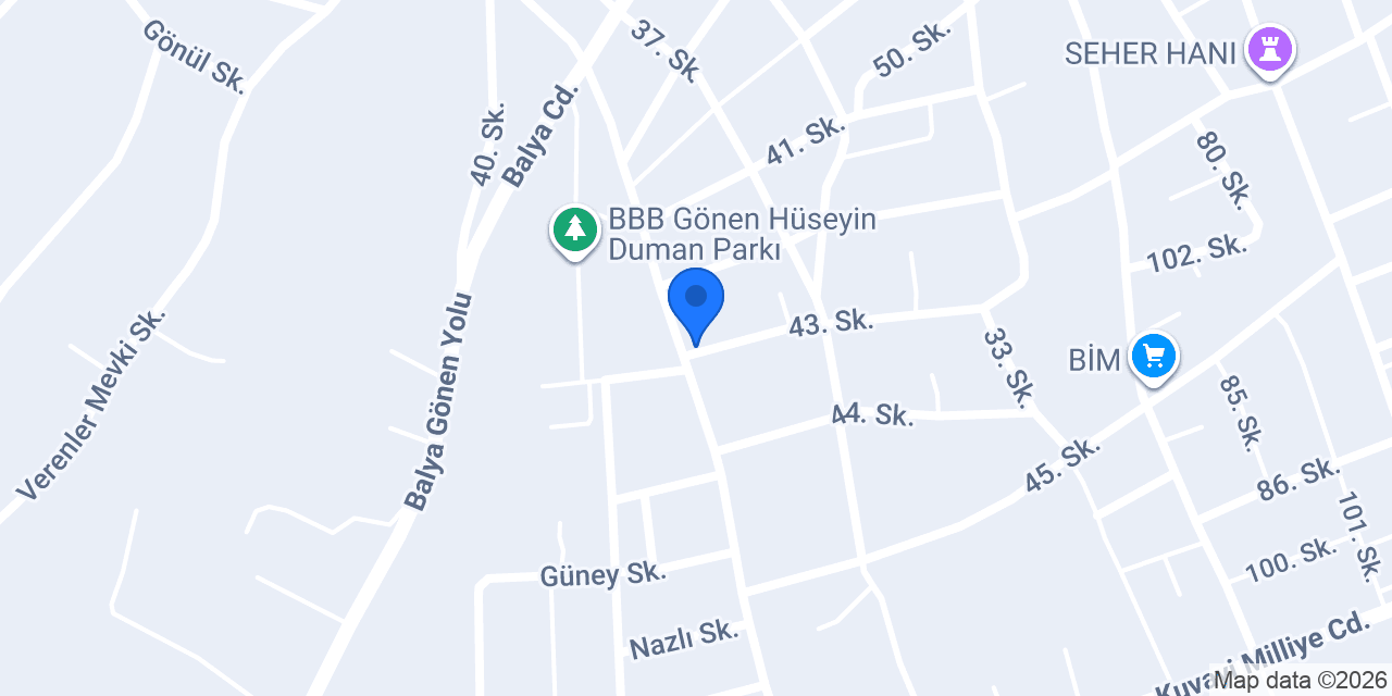 Onur Tost Izgara konumu