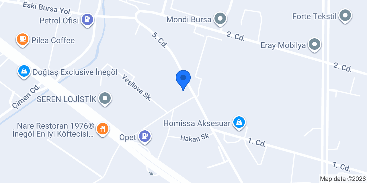 Eurolux Mobilya konumu