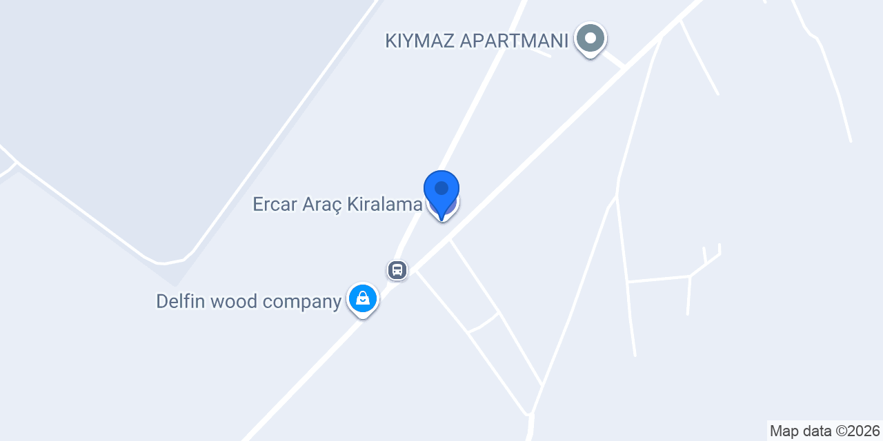 Ercar Araç Kiralama konumu