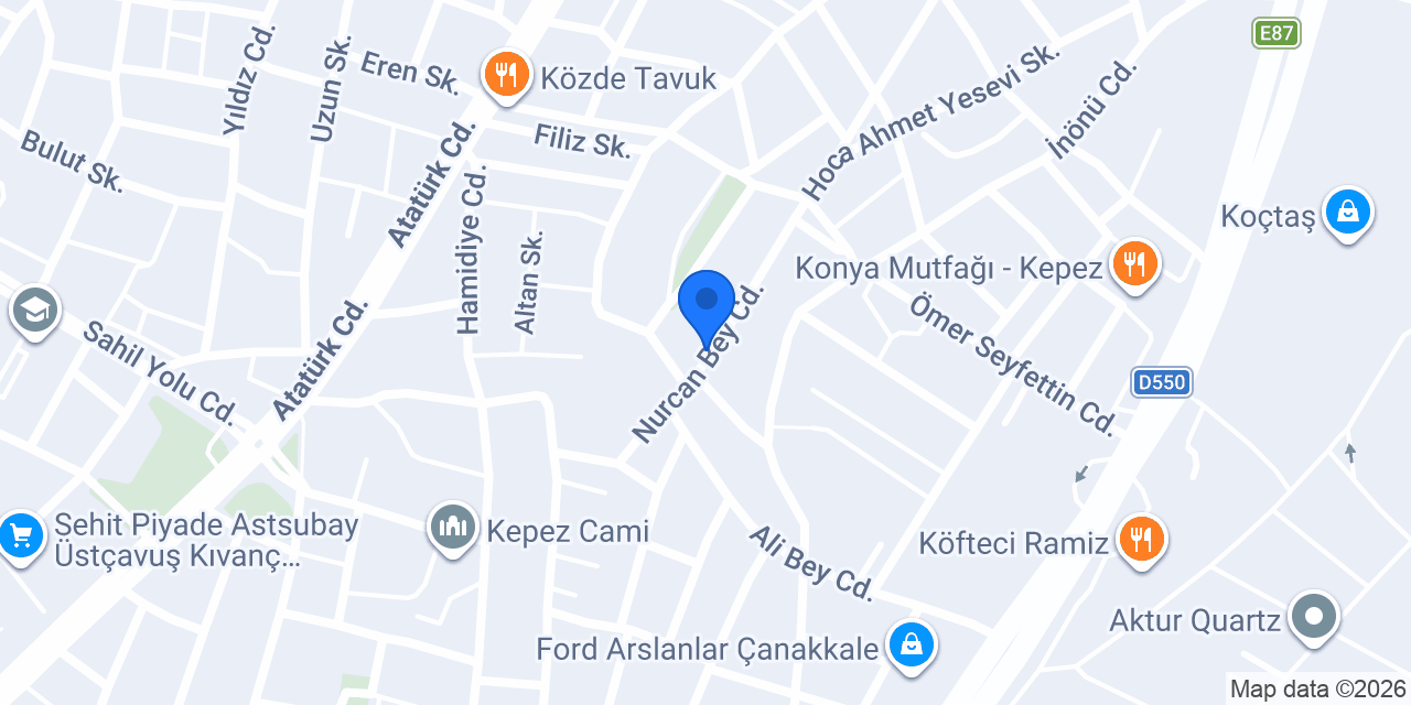 Akdeniz Ekmek fırını konumu