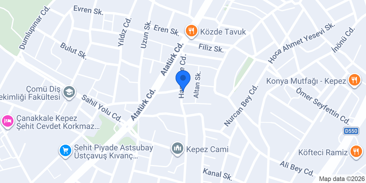 Toprak Teknik Tesisat konumu