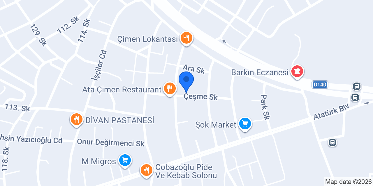 Develi Pide Kebep Salonu konumu
