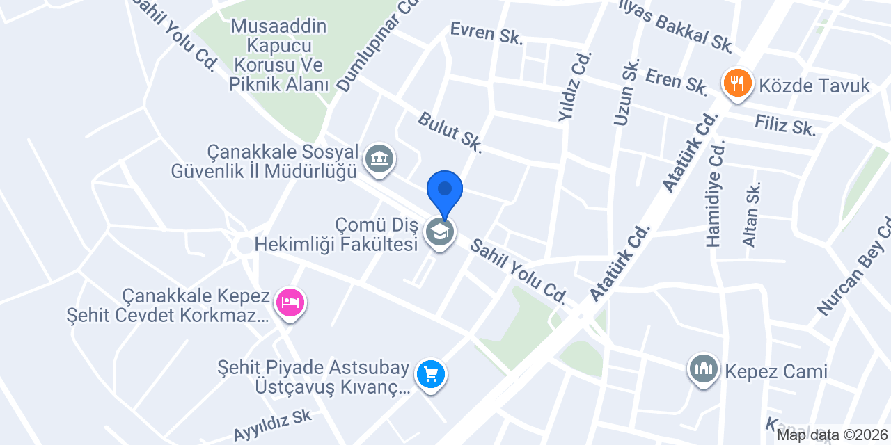 Yağmur Medikal Çanakkale konumu