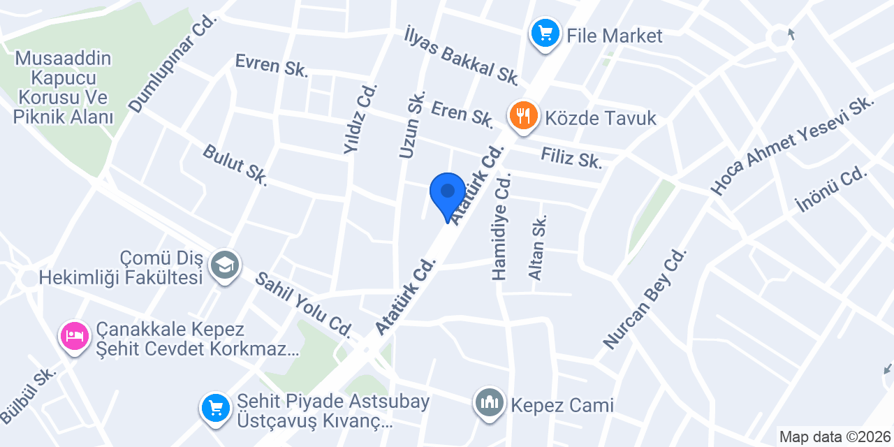 Biga Önler Et - Kepez Şube konumu