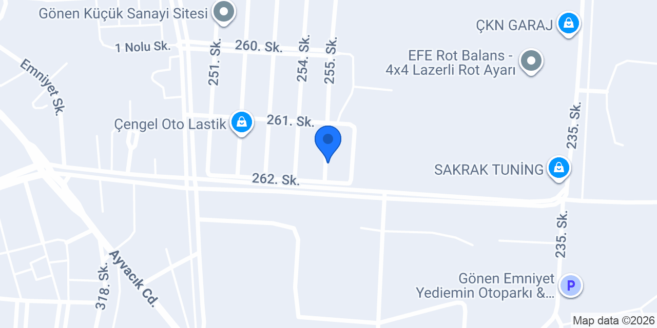 Alım Garage konumu
