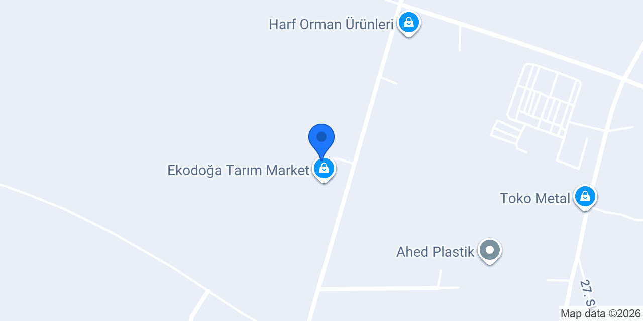 Toptan Tarım Malzeme konumu