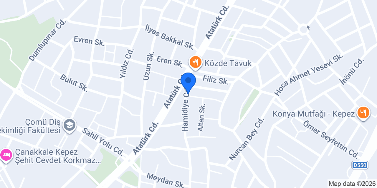 KUAFÖR ENDER konumu