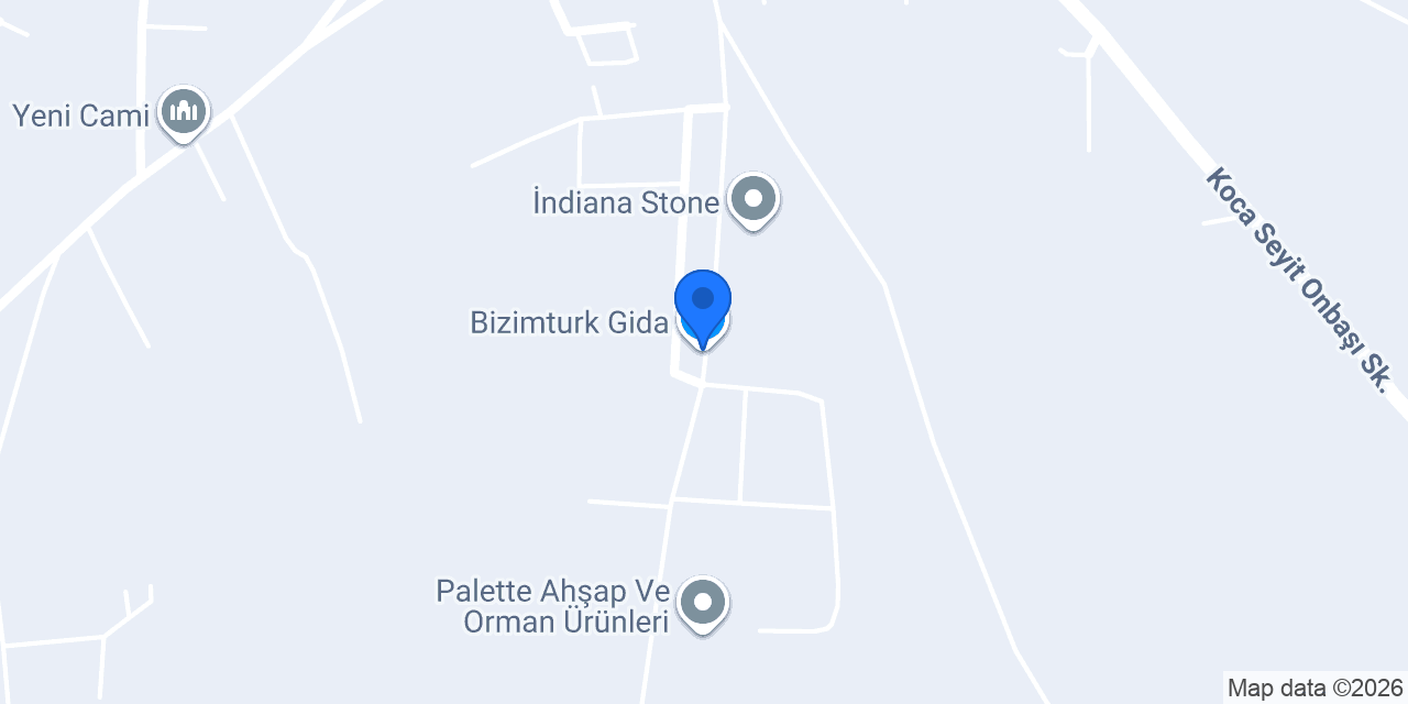 Bizimturk Gida konumu
