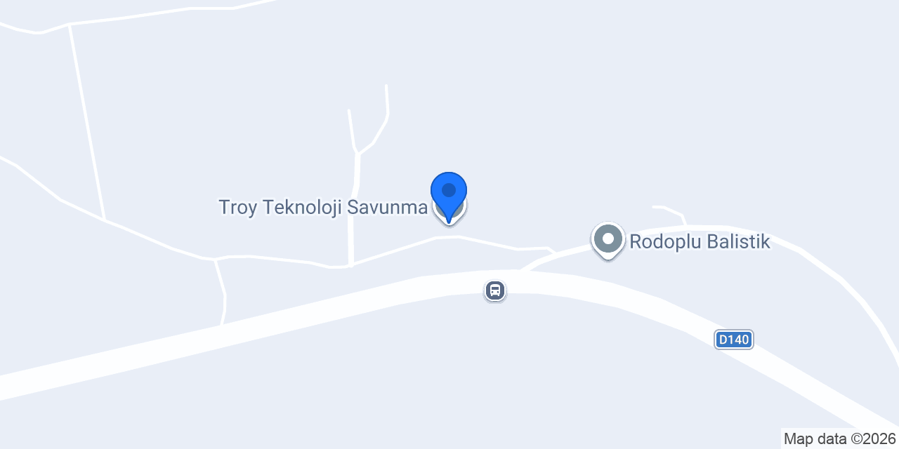 Troy Teknoloji Savunma konumu
