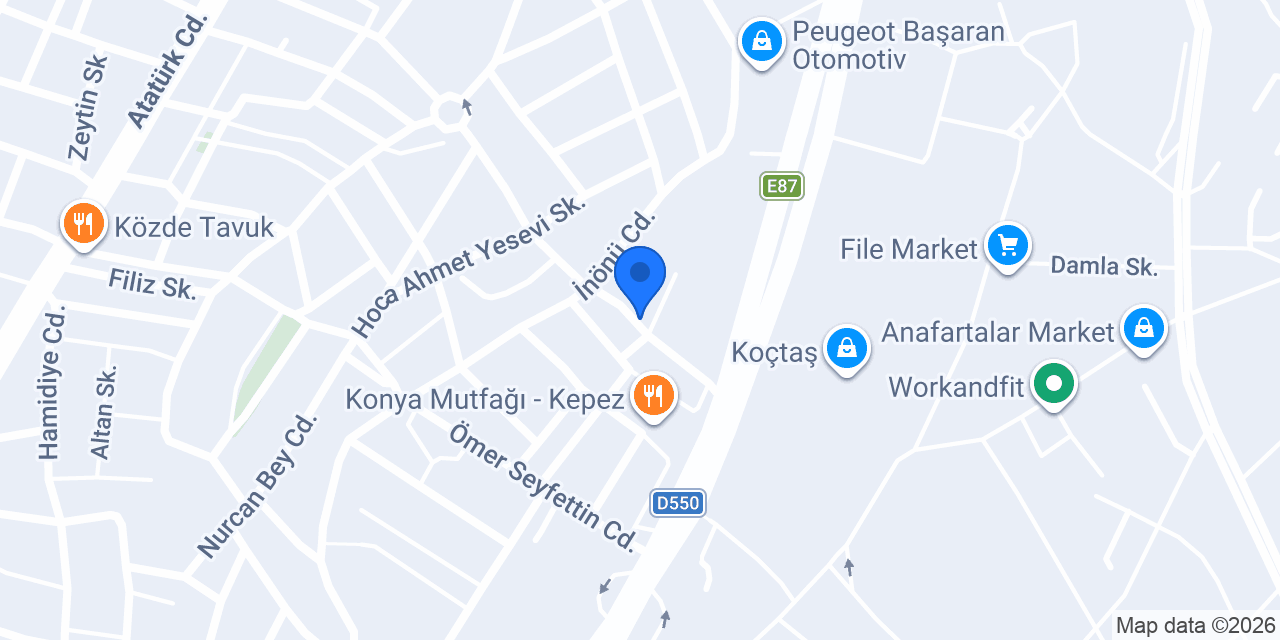 KIVAN CAM konumu