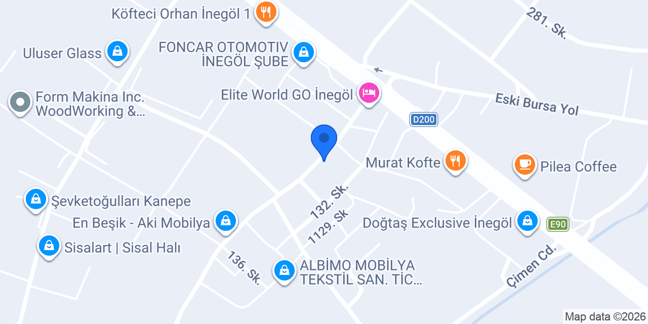 Su sebili bakım merkezi konumu
