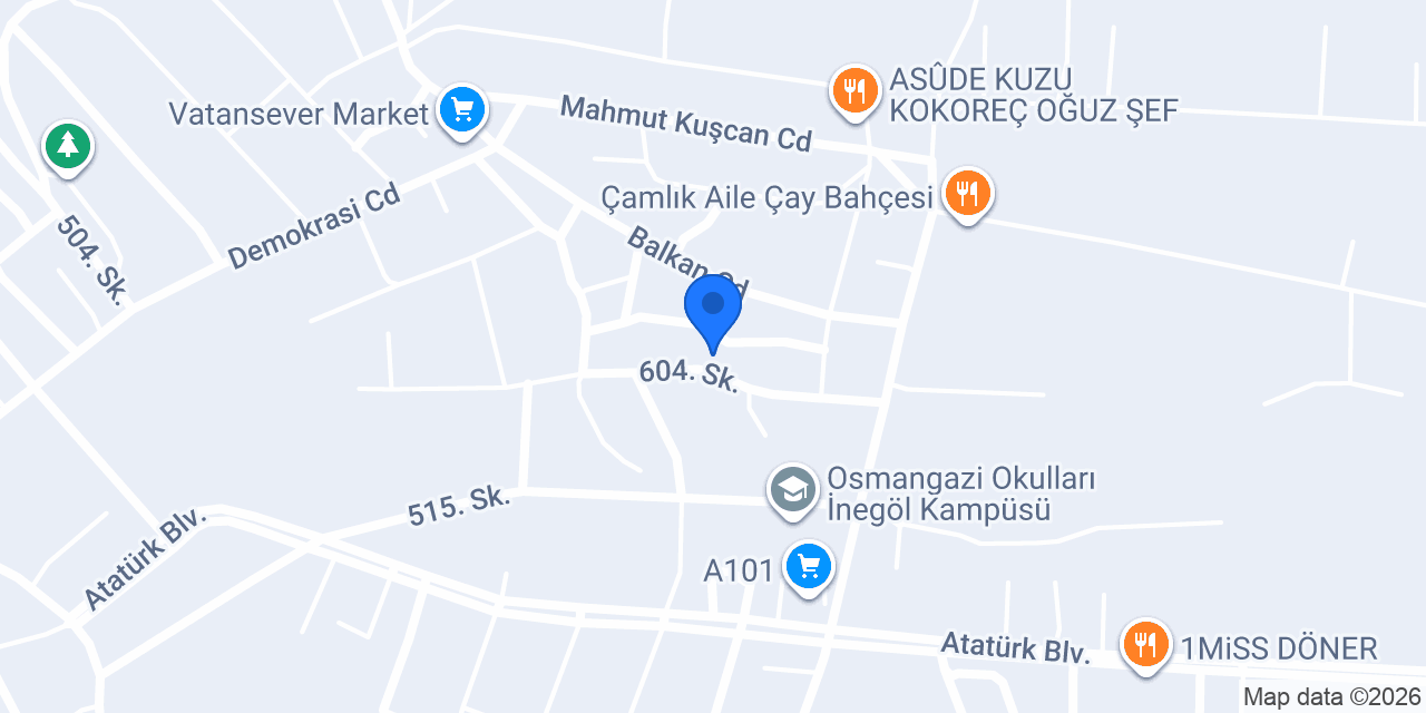 Kamer Kırtasiye konumu
