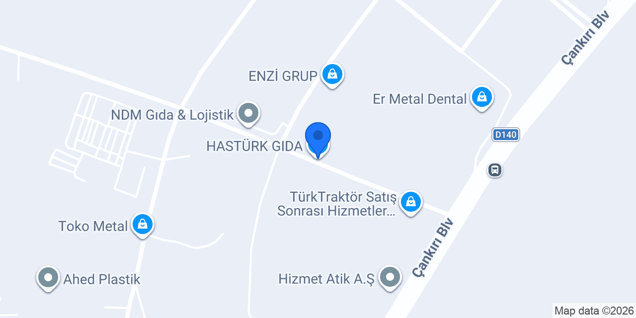 HASTÜRK GIDA konumu