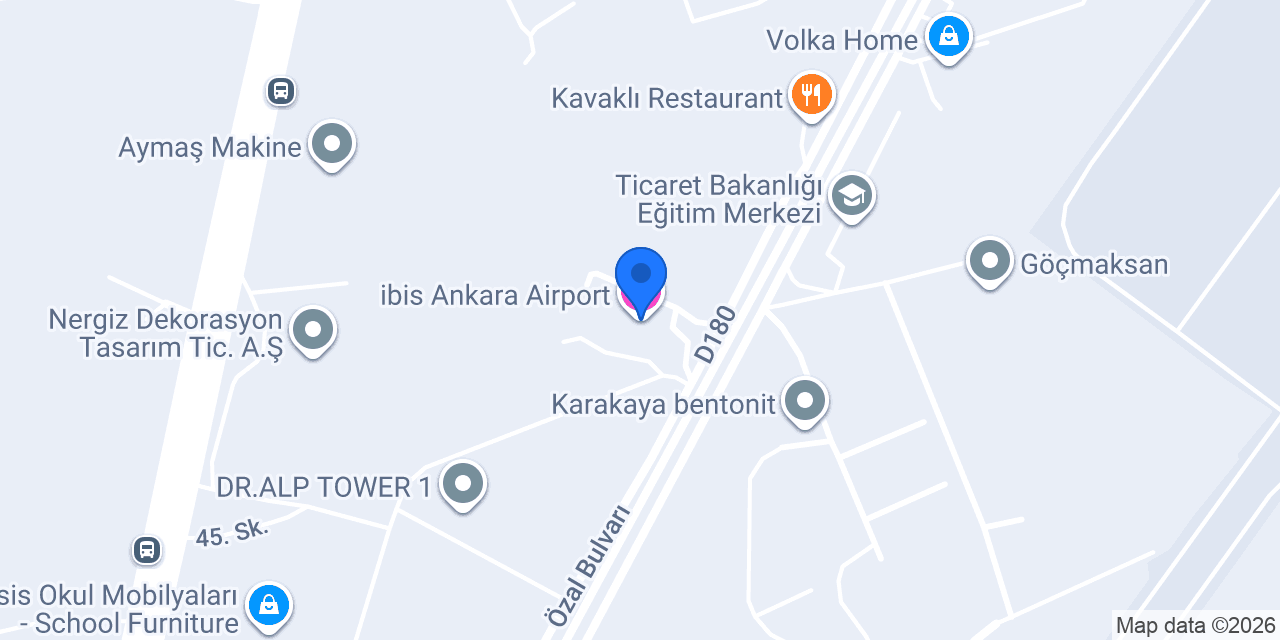ibis Ankara Airport konumu
