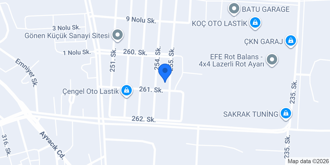Lova Yatak konumu