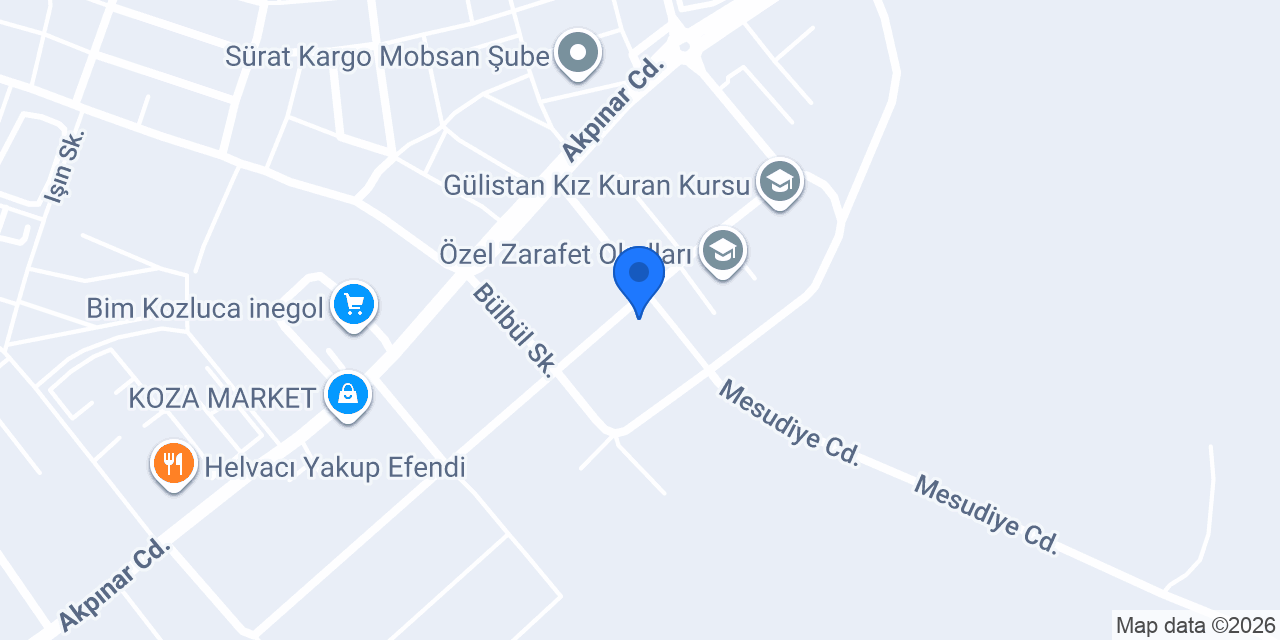 Büşra Kuaför kozluca yolu konumu