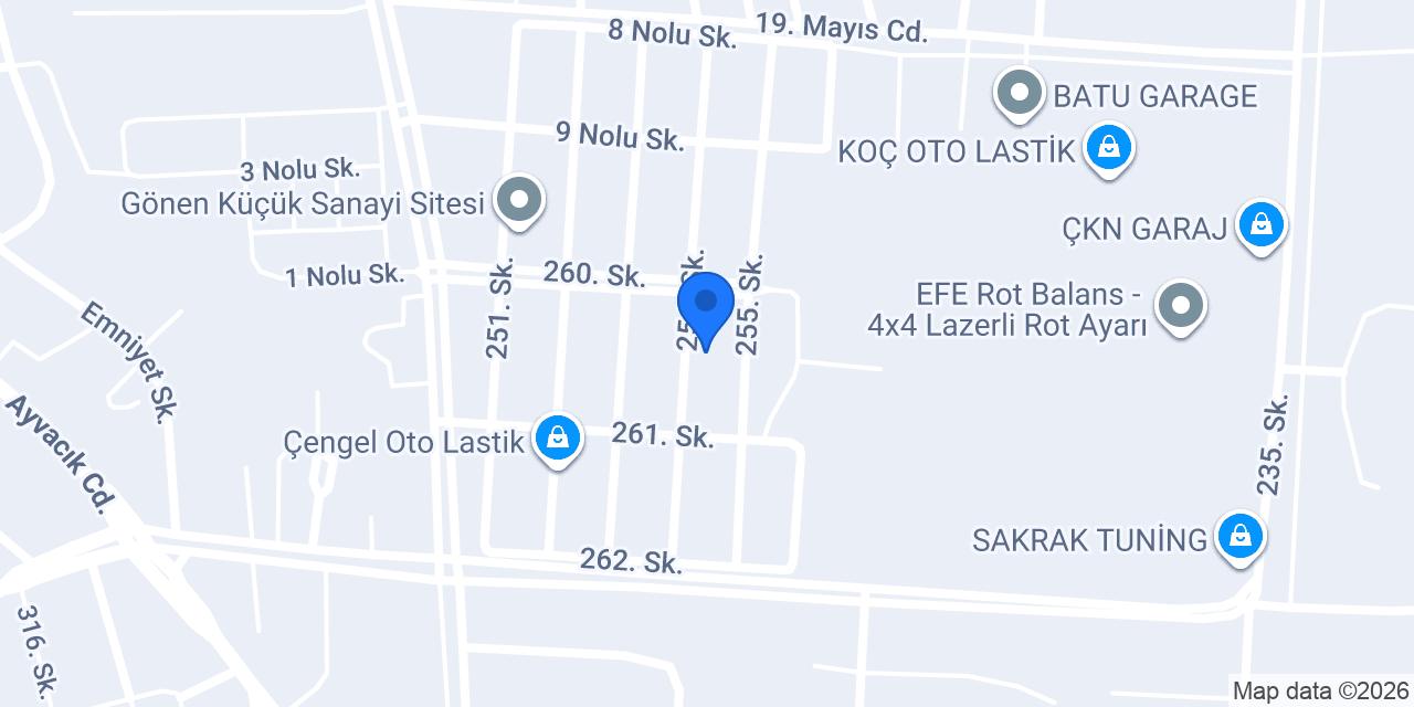 ENGİN OTO ELEKTRİK konumu