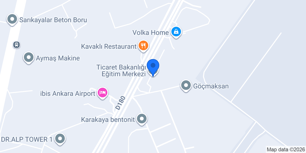 Ticaret Bakanlığı Eğitim Merkezi konumu