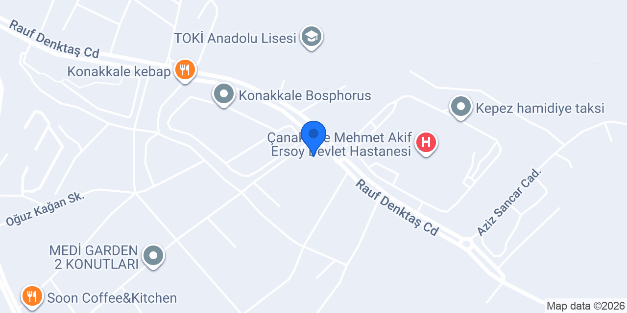 Meltem Türker Eczanesi konumu