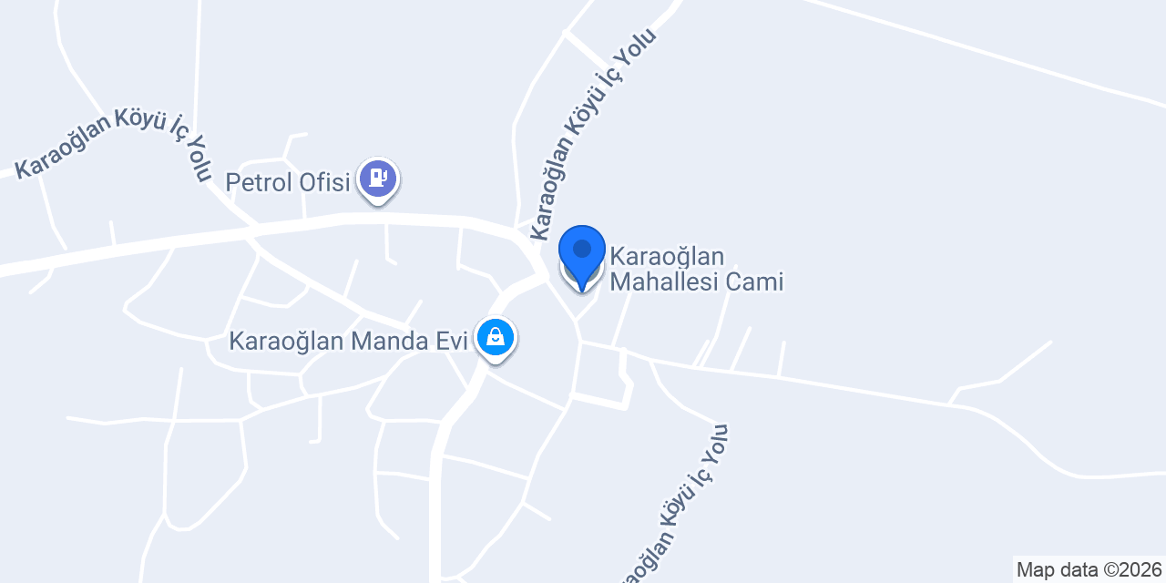 Karaoğlan Köyü Muhtarlığı konumu