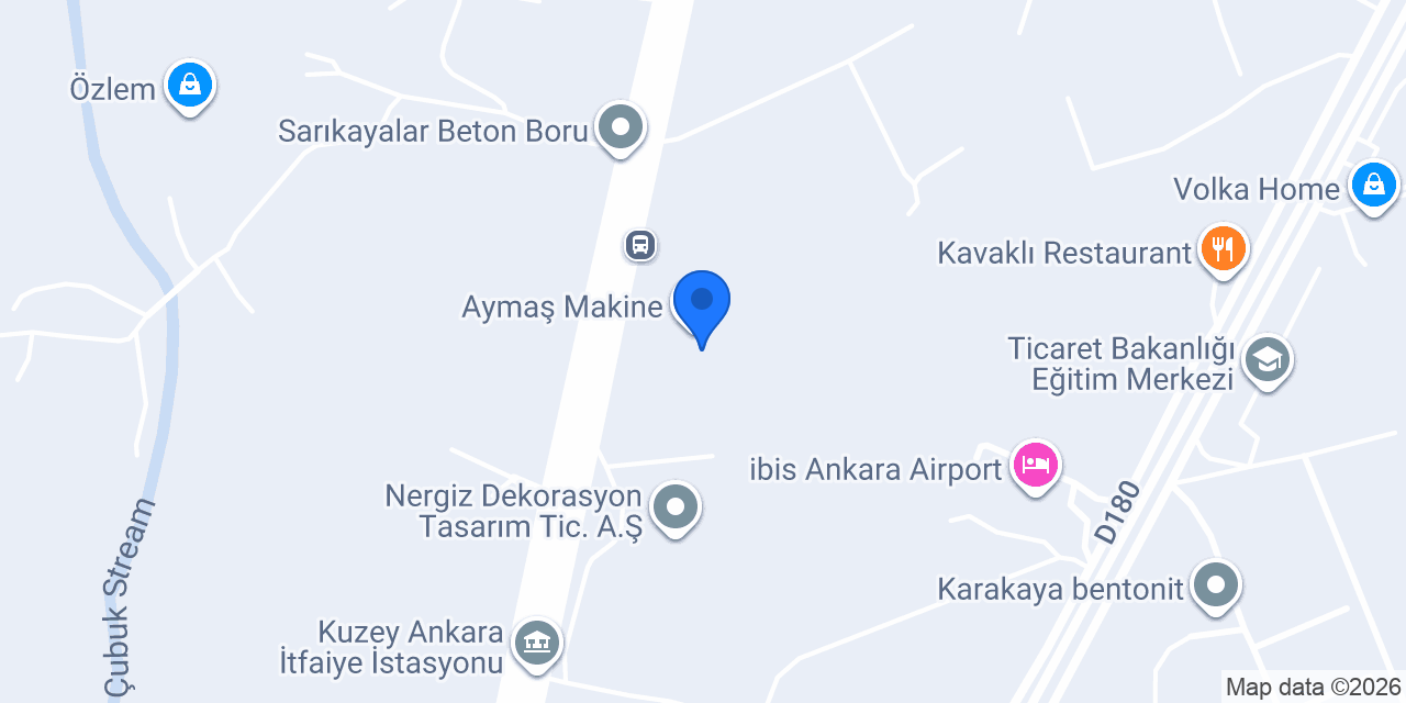 Aymaş Makine konumu