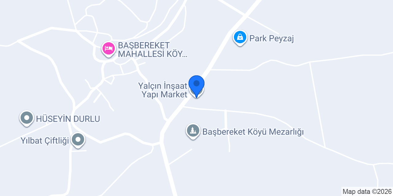 Yalçın İnşaat Yapı Market konumu