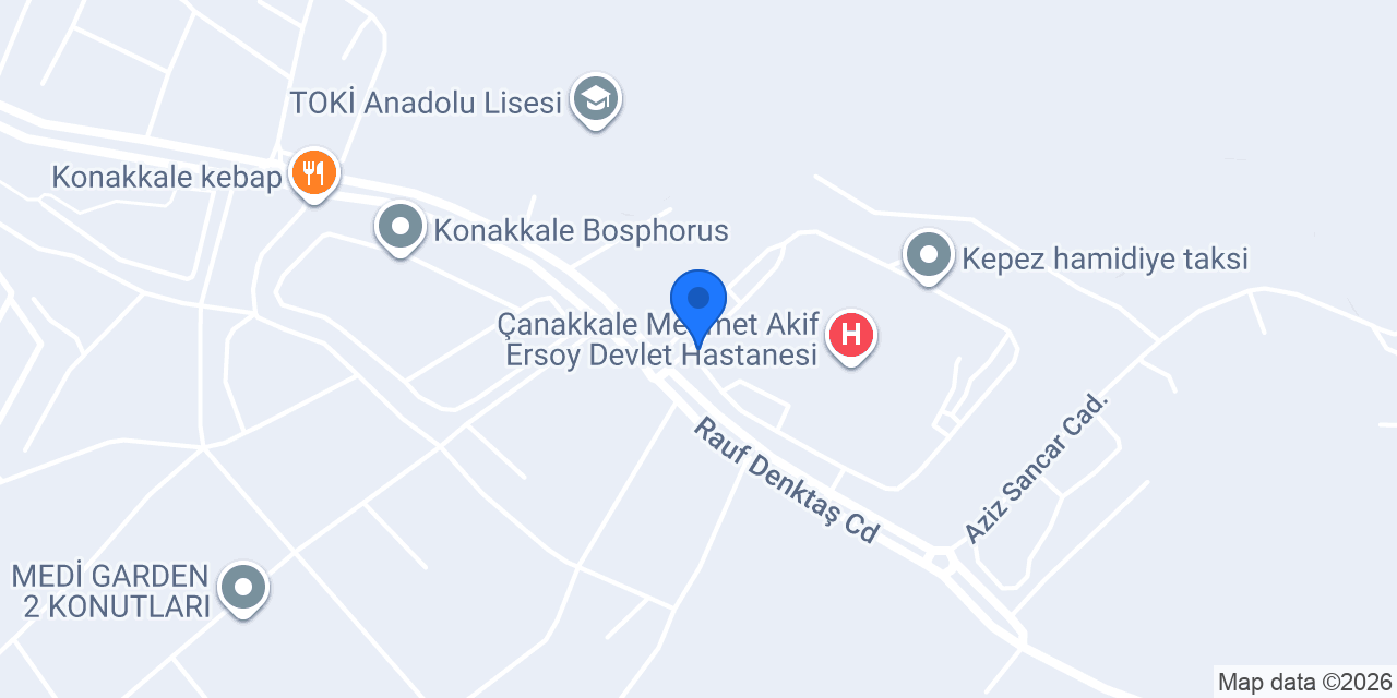 Yeni Devlet Hastanesi Taksi konumu