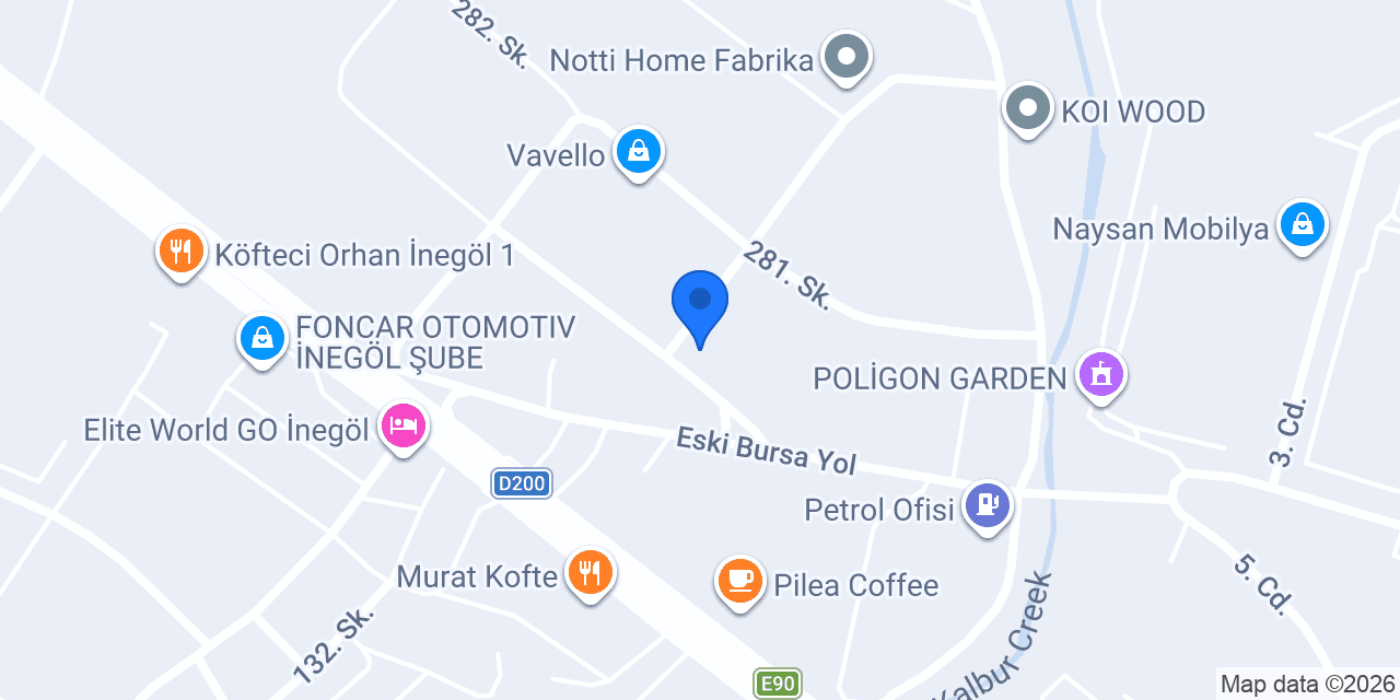 Mor Orman Ürünleri Ltd. Şti. konumu